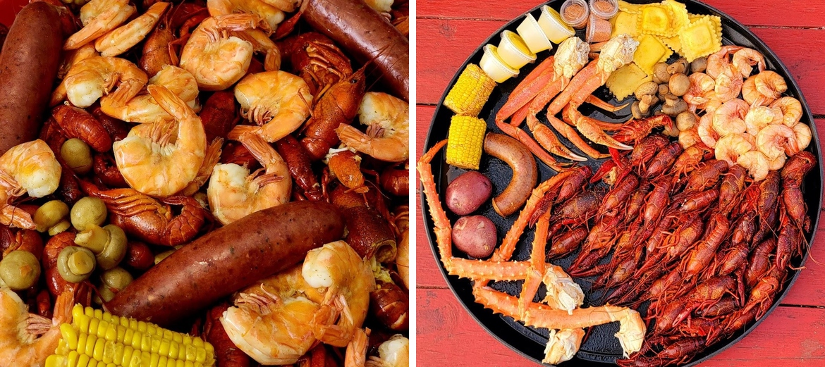 Swamp Donkey's Seafood Menu