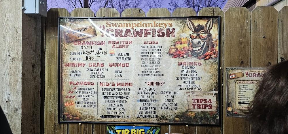 Swamp Donkey's Seafood Menu image 4